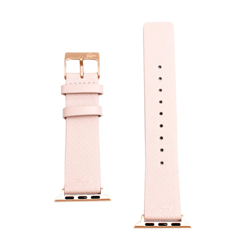 ラコステ LACOSTE アップルウォッチ用バンド 替えベルト 38mm 40mm 41mm 2050024 メンズ レディース ベージュ ライトピンク